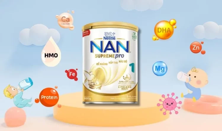 Các dòng sữa Nestlé Việt Nam cho trẻ sơ sinh